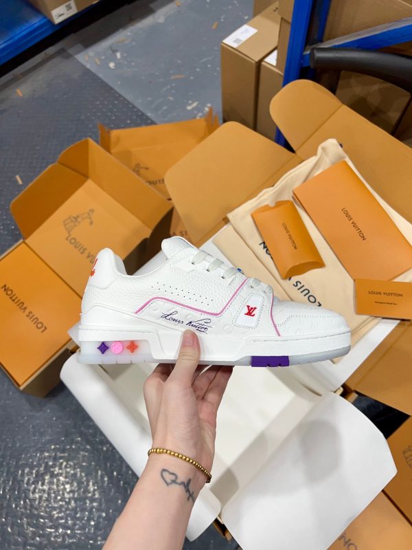 LV Trainer Collection Cruise Exclusive Pink Couple Style