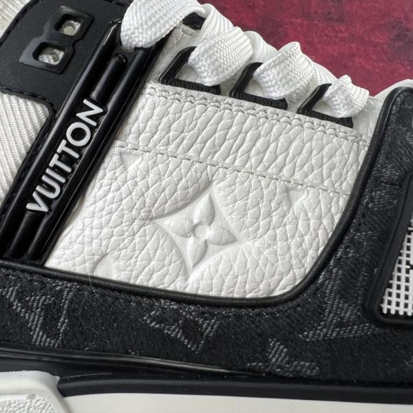 LV Black denim color sport shoes - Image 4