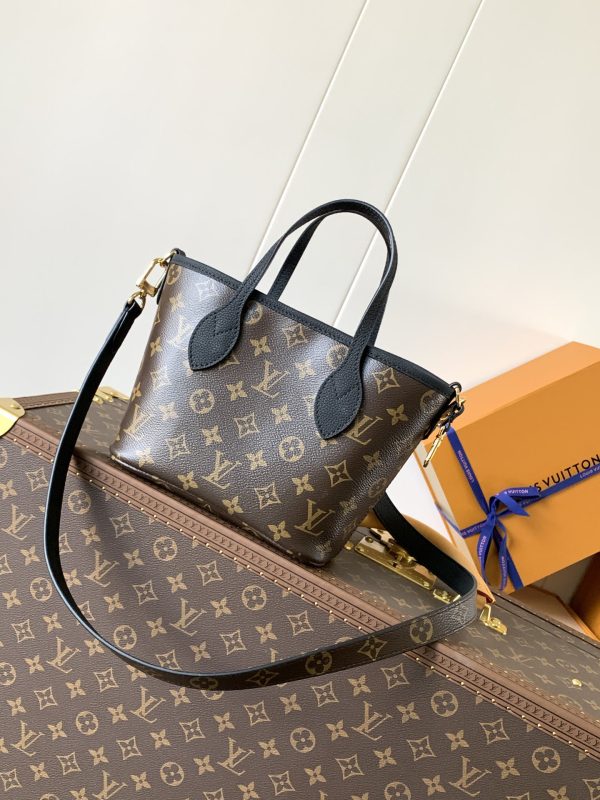 Neverfull Bandoulière Inside Out BB M12099 black Handbag - Image 3