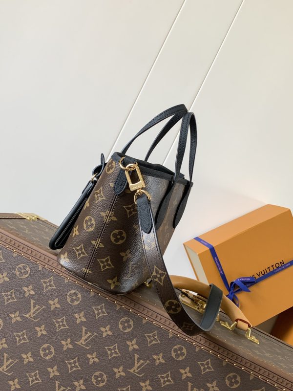 Neverfull Bandoulière Inside Out BB M12099 black Handbag - Image 4