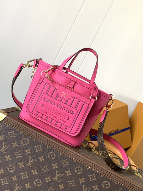 Neverfull Bandoulière Inside Out BB M12106 Rose Red - Image 2