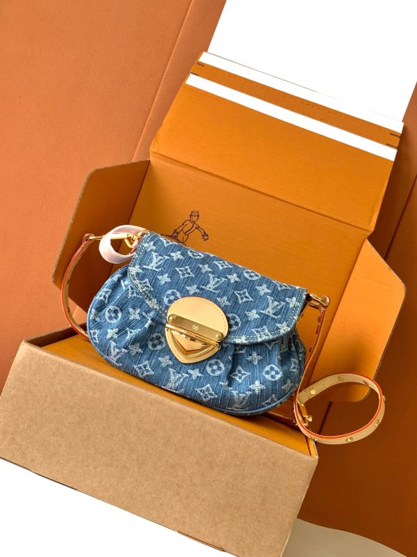 Sunset Vibe Denim Handbag
