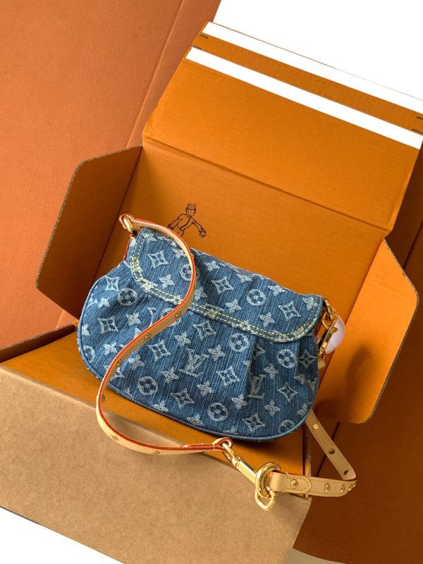 Sunset Vibe Denim Handbag - Image 3