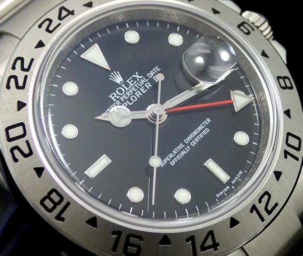 Rolex Oyster Perpetual Explorer II Steel Mens Watch 16570 - Image 5
