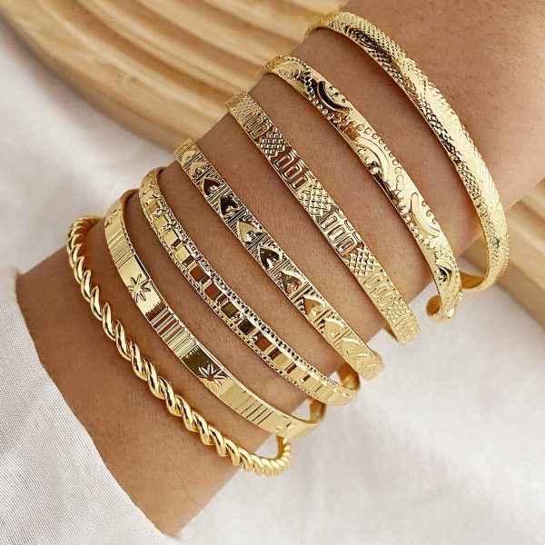 Bracelet Diamond Twist Gloss Bracelet 6-piece - Image 6