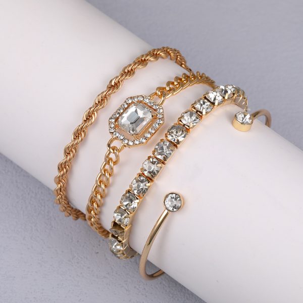 Bracelet Diamond Twist Gloss Bracelet 6-piece - Image 10