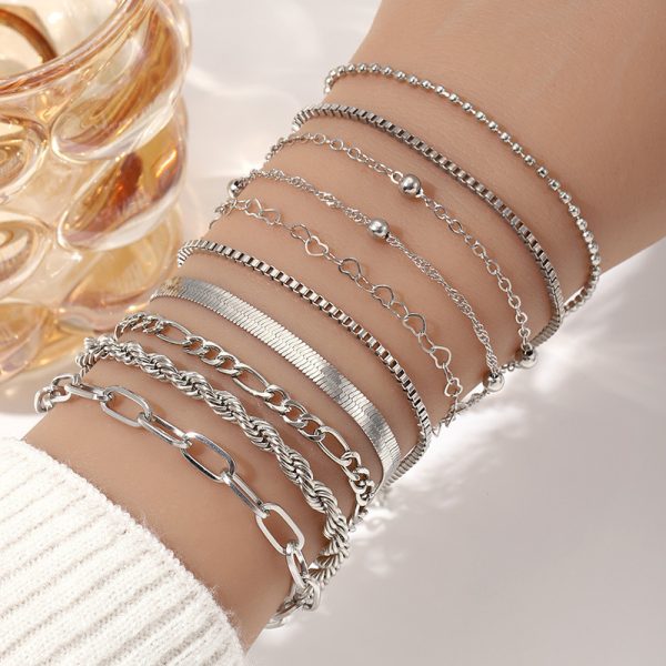 Bracelet Diamond Twist Gloss Bracelet 6-piece - Image 25