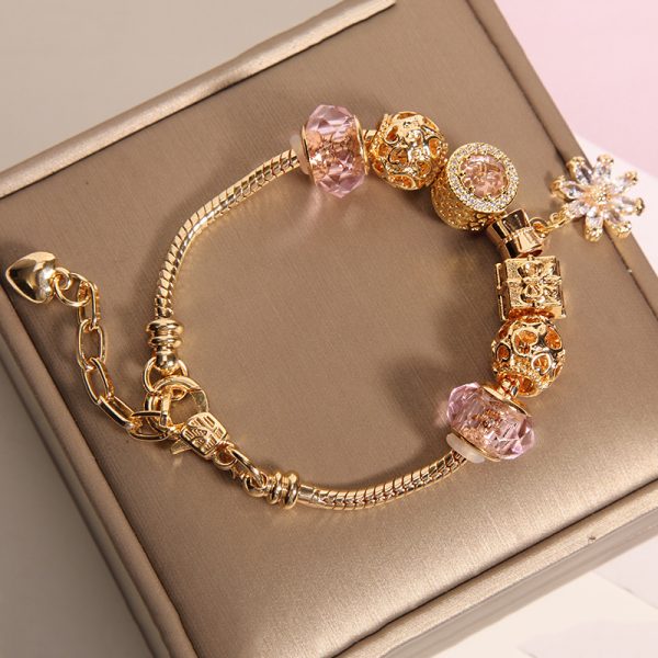 Chrysanthemum pendant bracelet - Image 4