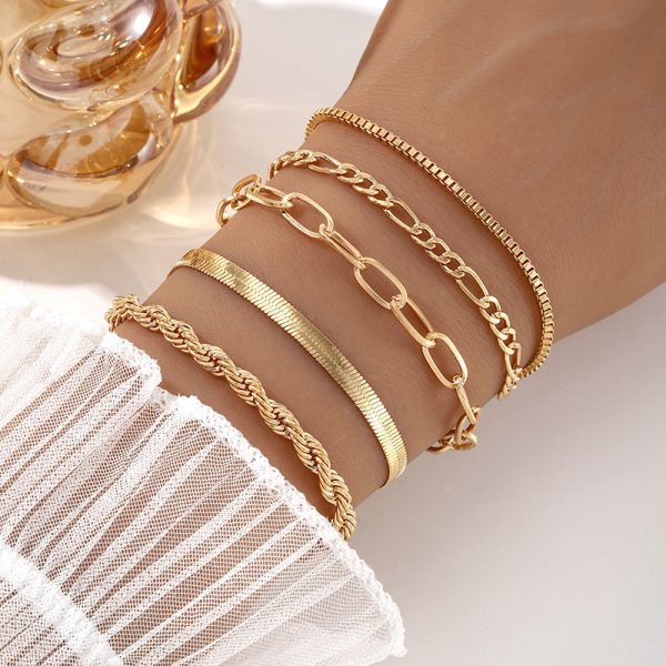 Bracelet Diamond Twist Gloss Bracelet 6-piece - Image 13