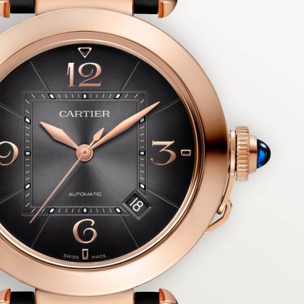 Pasha de Cartier Watch, 41mm, 18K Rose Gold, Automatic Winding - Image 4