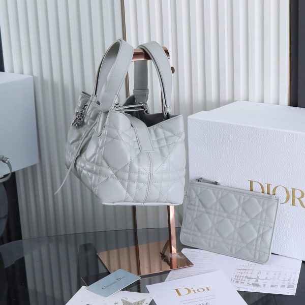 Cloud Mist Grey Small New Model Toujours Handbag - Image 3