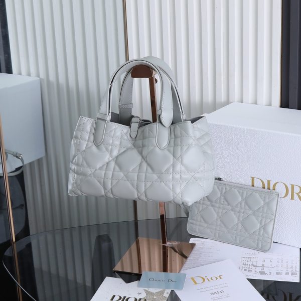 Cloud Mist Grey Small New Model Toujours Handbag - Image 4
