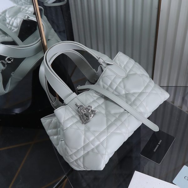 Cloud Mist Grey Small New Model Toujours Handbag - Image 5