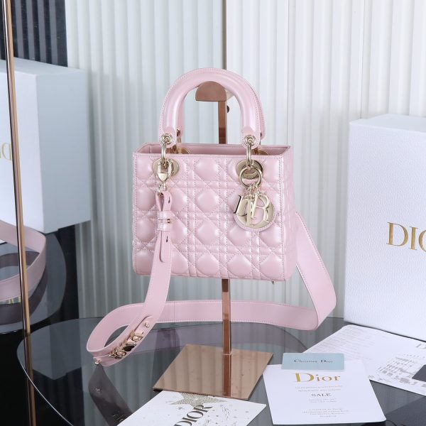 Lady Dior Four-Section Glitter Powder Duchess Bag