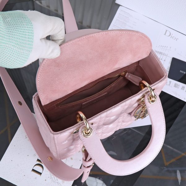 Lady Dior Four-Section Glitter Powder Duchess Bag - Image 5