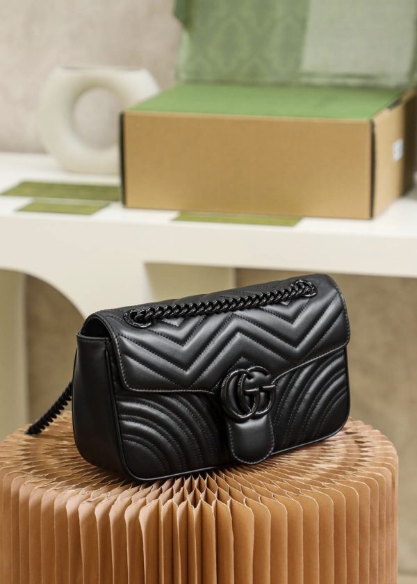 GG Marmont Black Bag - Image 4