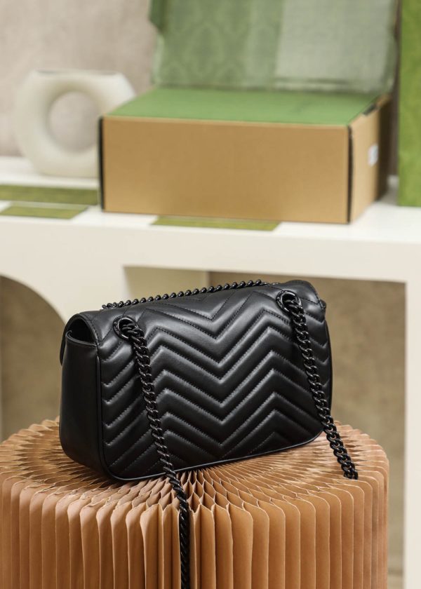 GG Marmont Black Bag - Image 5