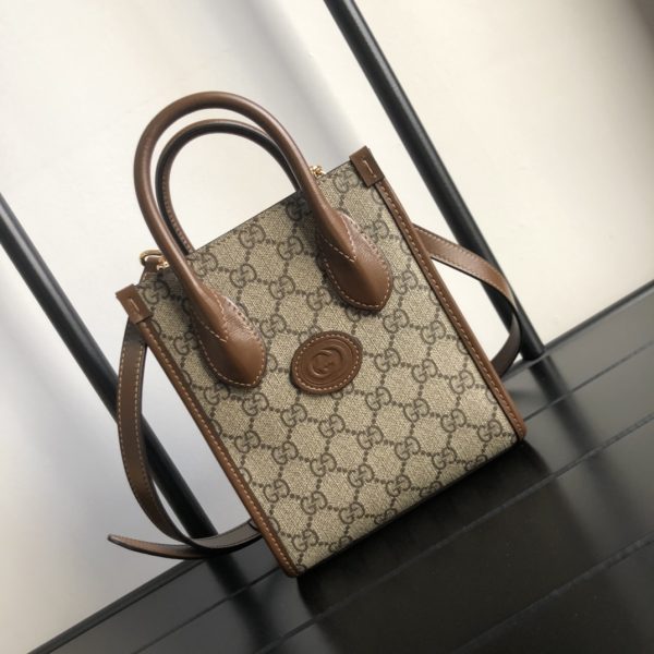 Retro series mini tote bag