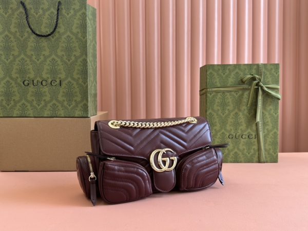 GG Marmont Small Bag with Multiple Pockets - Image 3