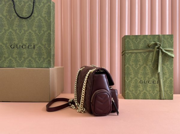 GG Marmont Small Bag with Multiple Pockets - Image 4