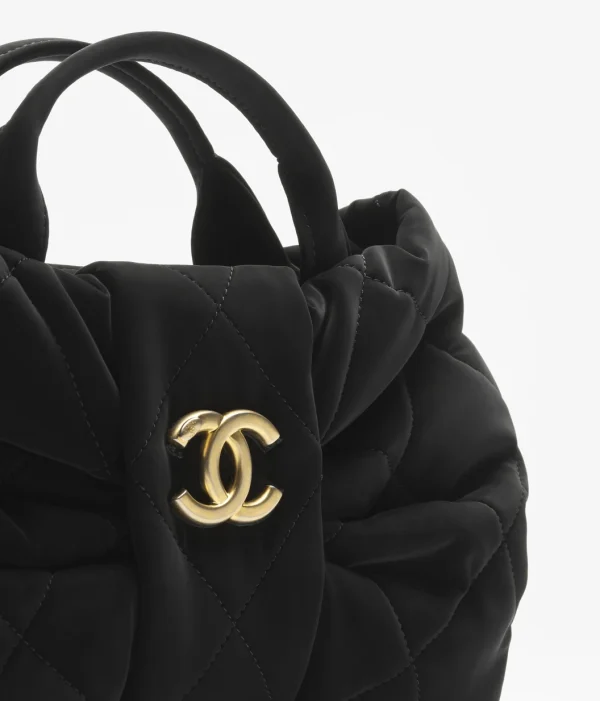 CHANEL Mini bow handbag velvet - Image 4