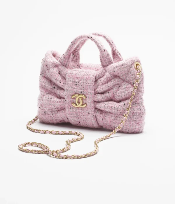 CHANEL Pink mini bow handbag - Image 2