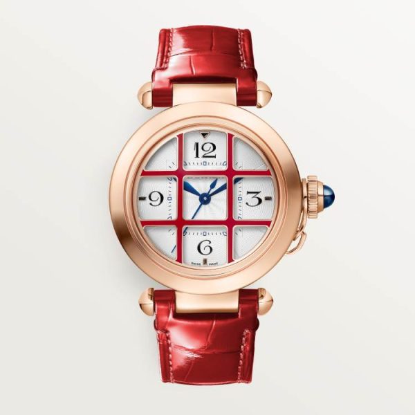 PASHA DE CARTIER Watch 35mm 18K Rose Gold Automatic Movement