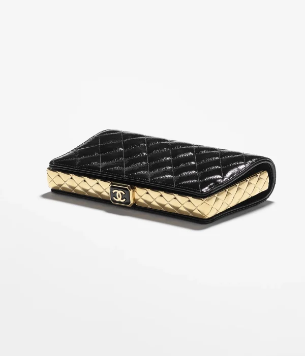 CHANEL evening bag   Particle embossed paint finish calf leather - Image 2