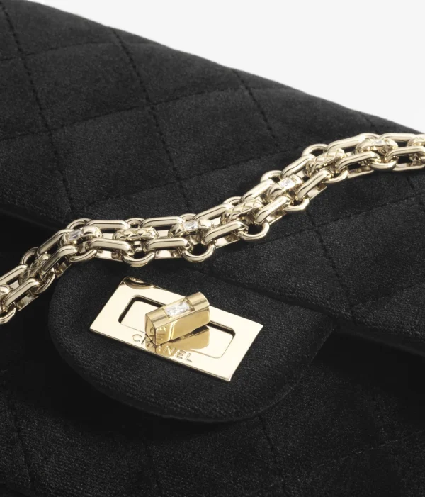 CHANEL Large cap bag   Sheep patent leather and golden metal black - Image 4