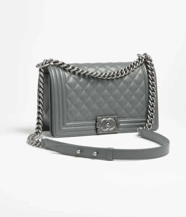 CHANEL BOY CHANEL Lid Pack Dark Grey - Image 4