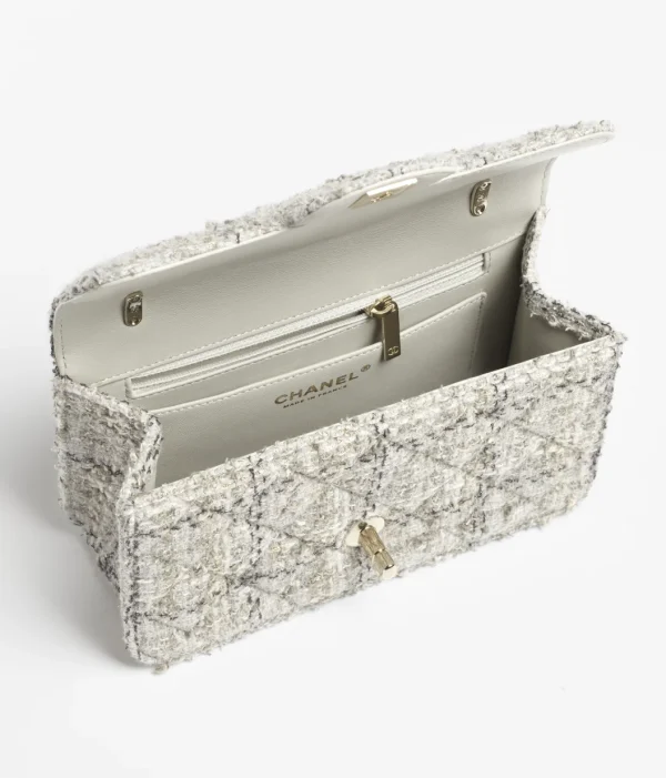 CHANEL Mini hood bag made of wool twill soft fabric - Image 2