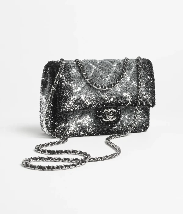 CHANEL Mouth cap bag   Quilted gradient sequins - Image 2