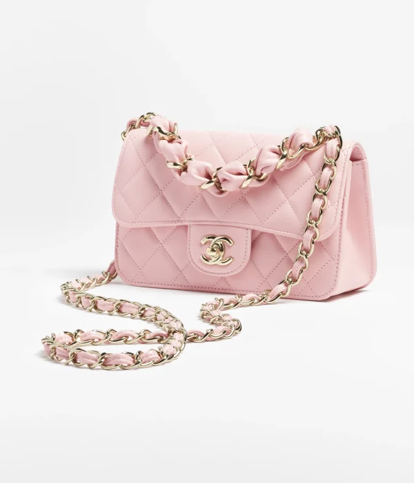 CHANEL Mini cap bag with polished lambskin - Image 3