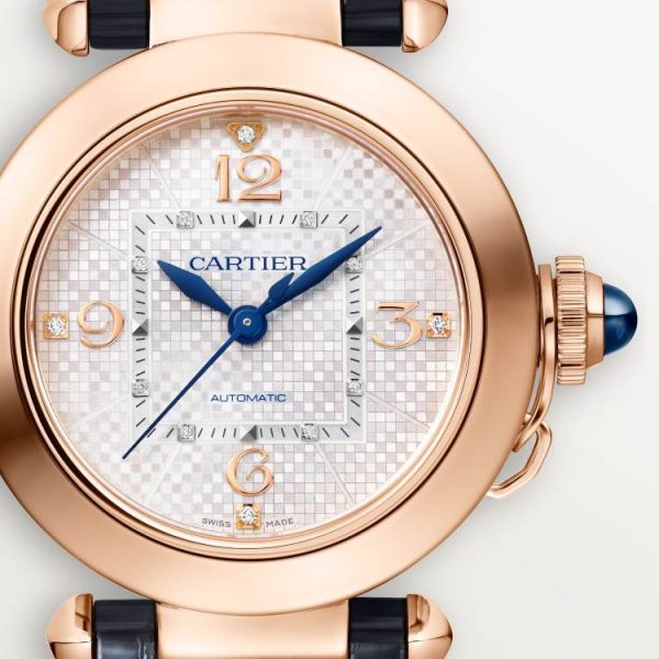 PASHA DE CARTIER Watch 35mm 18K Rose Gold Automatic Movement - Image 3