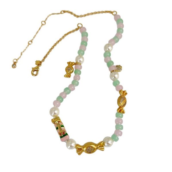 Candy Pearl Natural Stone Necklace - Image 5