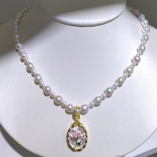Retro pearl necklace - Image 2