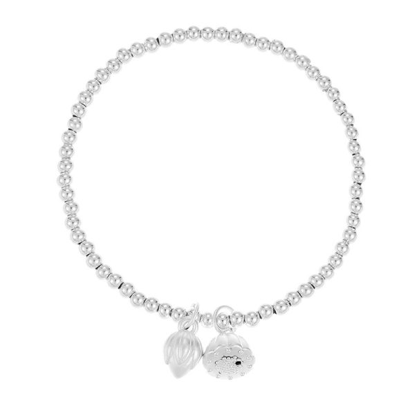 Two-Generation Joy Lotus Seed Beaded Bracelet - Image 3