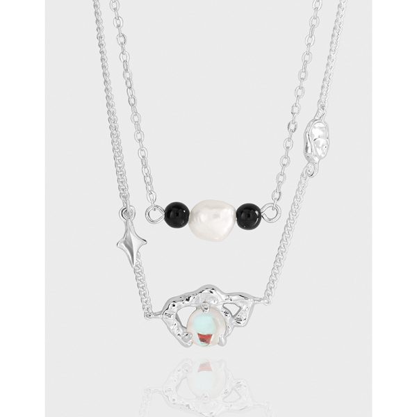 Exclusive Design Double-Layer Necklace - Image 4