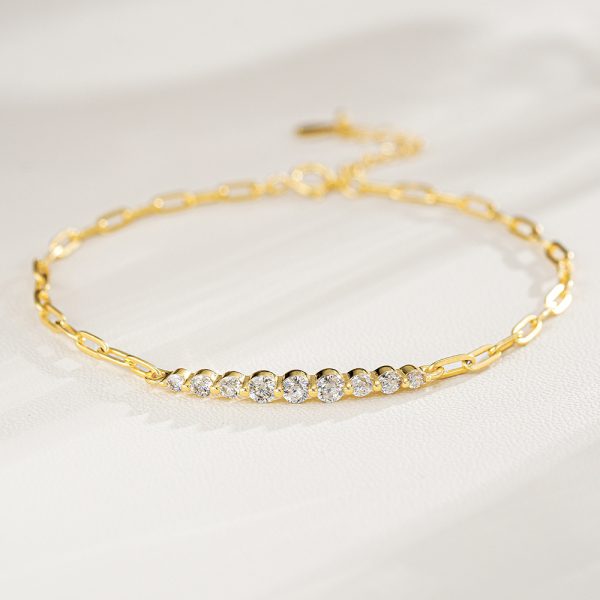 Irregular straight-linked bracelet - Image 3
