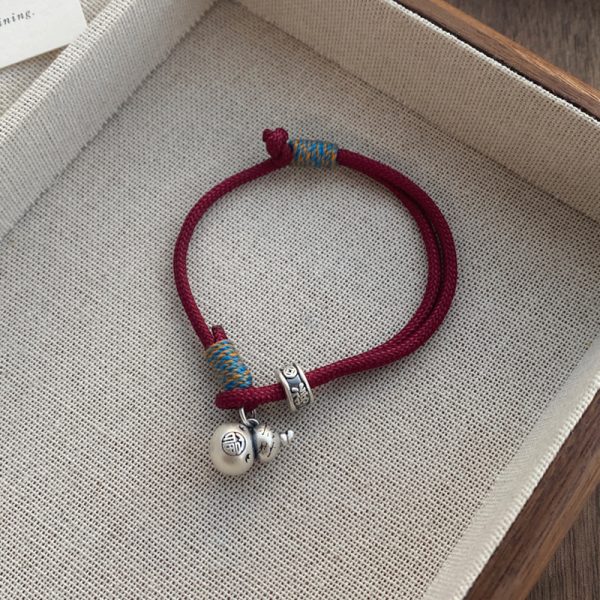 Gourd red string bracelet - Image 5