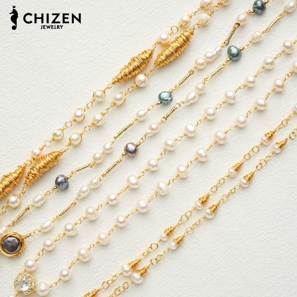 Baroque freshwater pearls