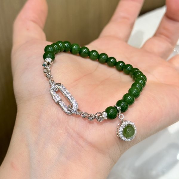 Green jasper all-purpose bracelet