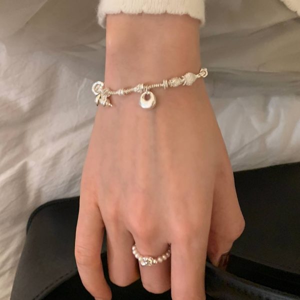 Small gourd-shaped fat Fu Shui silver bracelet