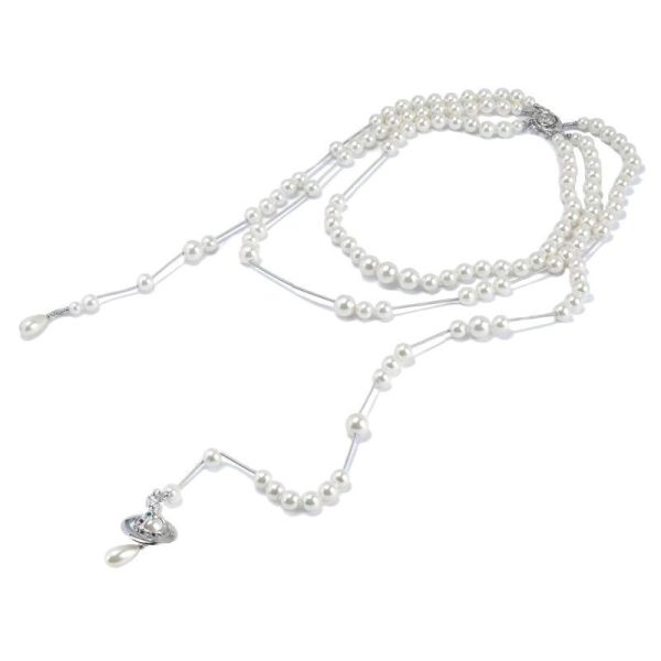 Empress Dowager's broken pearl multi-layered tassel necklace - Image 2