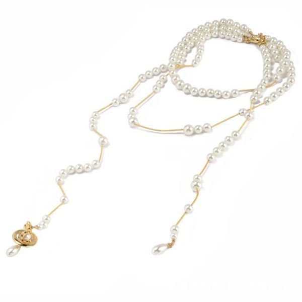 Empress Dowager's broken pearl multi-layered tassel necklace - Image 3