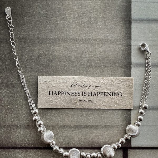 Cat-eye round bead bracelet - Image 2