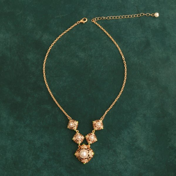 Court-style versatile pearl necklace - Image 2