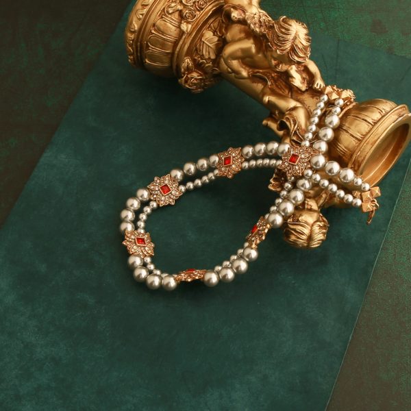 Double-row pearl necklace - Image 3