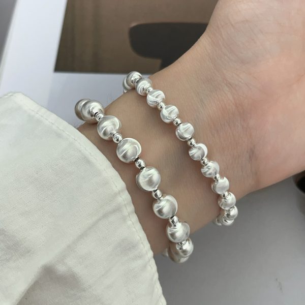Pure silver cat's eye talisman bracelet - Image 5