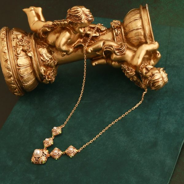 Court-style versatile pearl necklace - Image 4